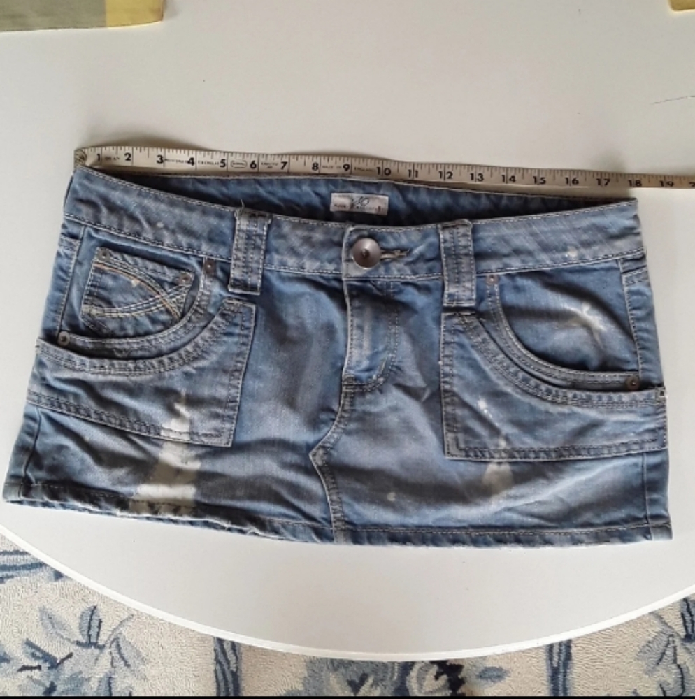 Denim Mini Skirt